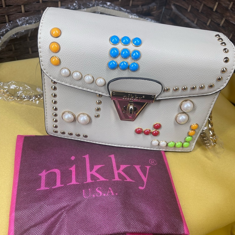 Studded Embellished Crossbody